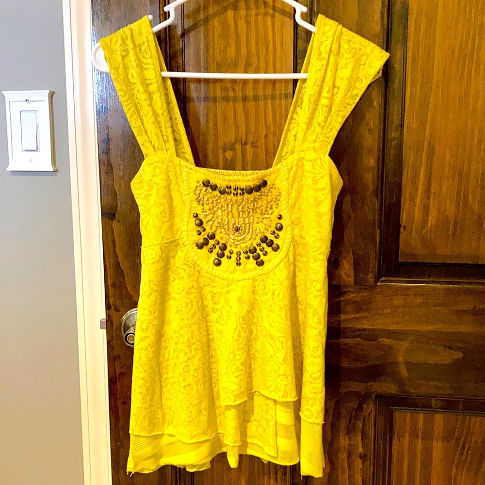 Free People beaded tank